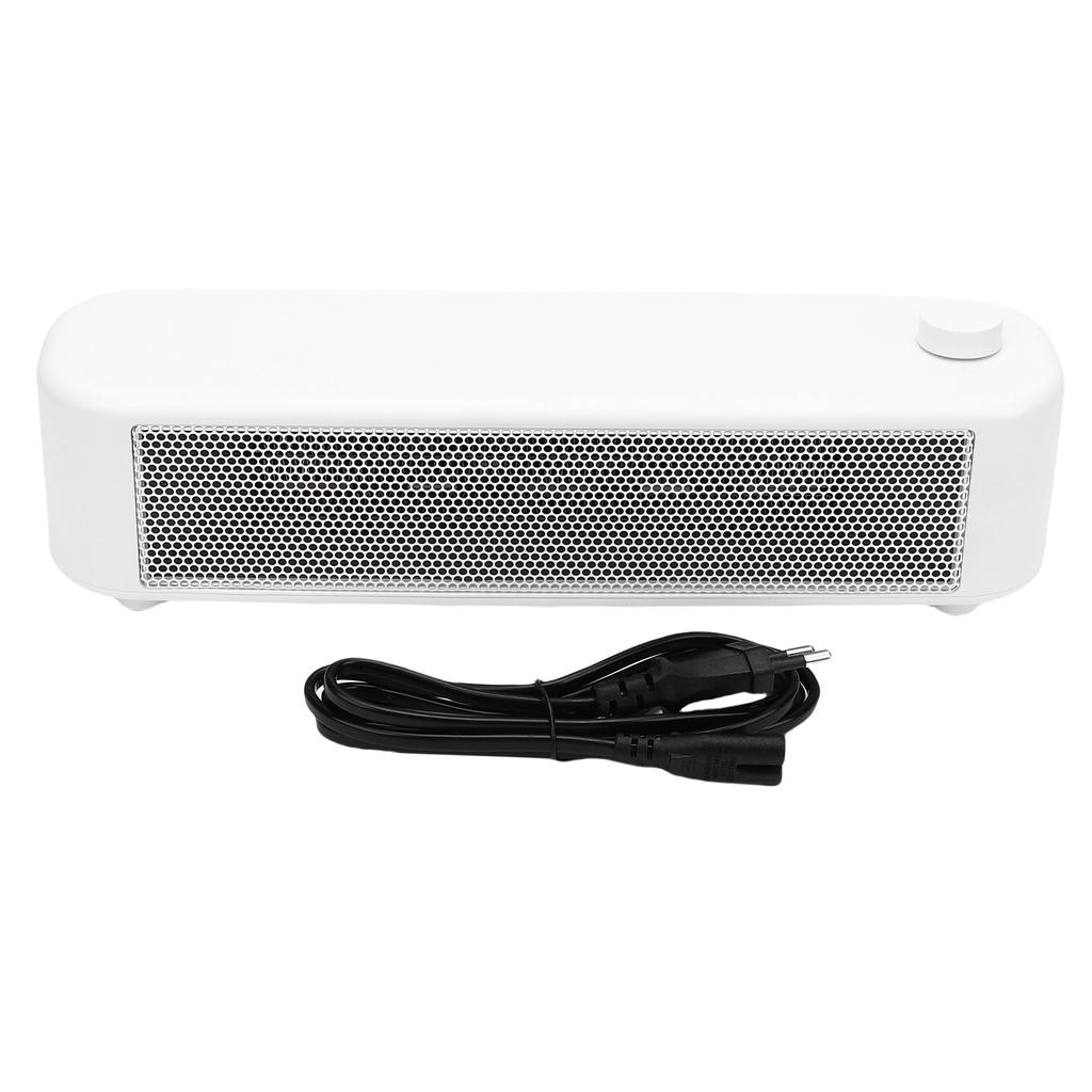 Mini Space Heater for Indoor Use 500W 2 Gears PTC Fast Heating Portable Desktop Heater Fan for Bedroom Office EU Plug