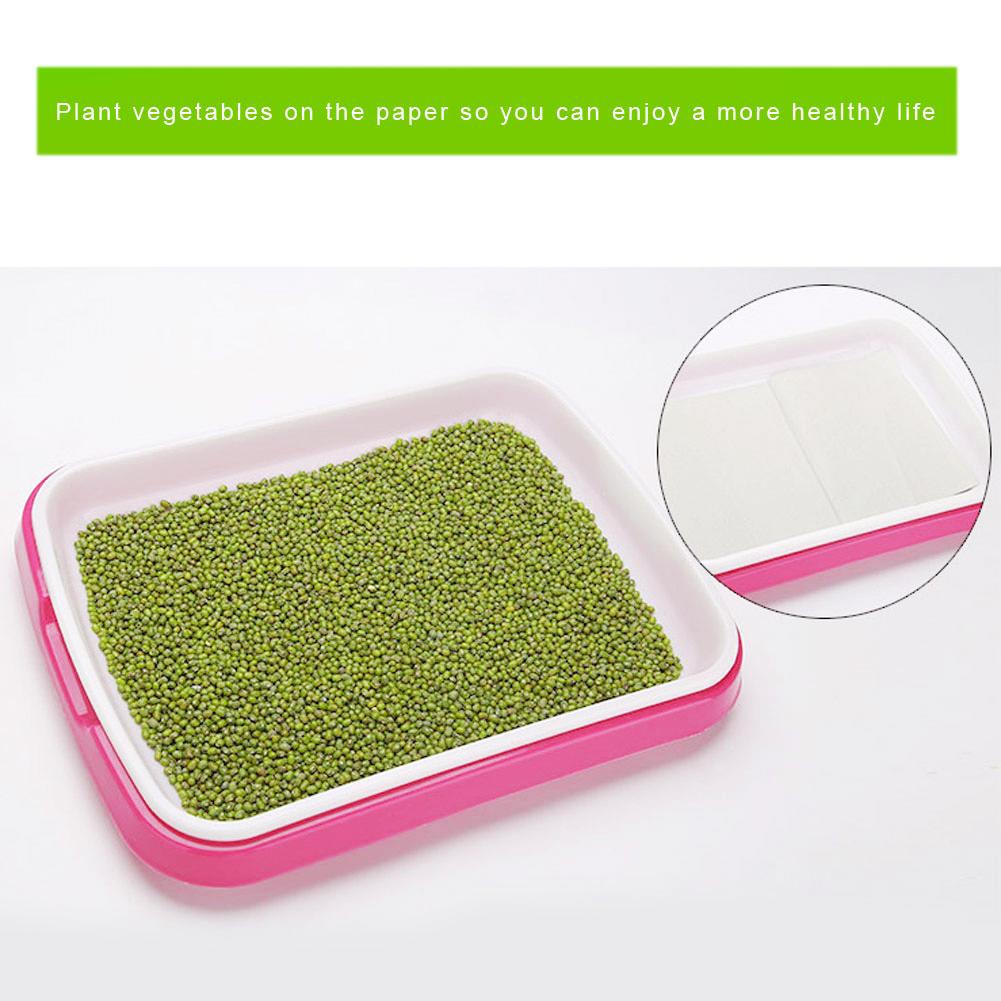 Hållbar Hydroponics Korg Plantbricka Fröplanta Kruka Blomma Grönsaksfrö Odla Låda Grön