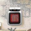 Portable Heater, 800W Ceramic Plug in Heater, Space Electric Fan Heater with Remote Control, 12H Timer, LED Display,