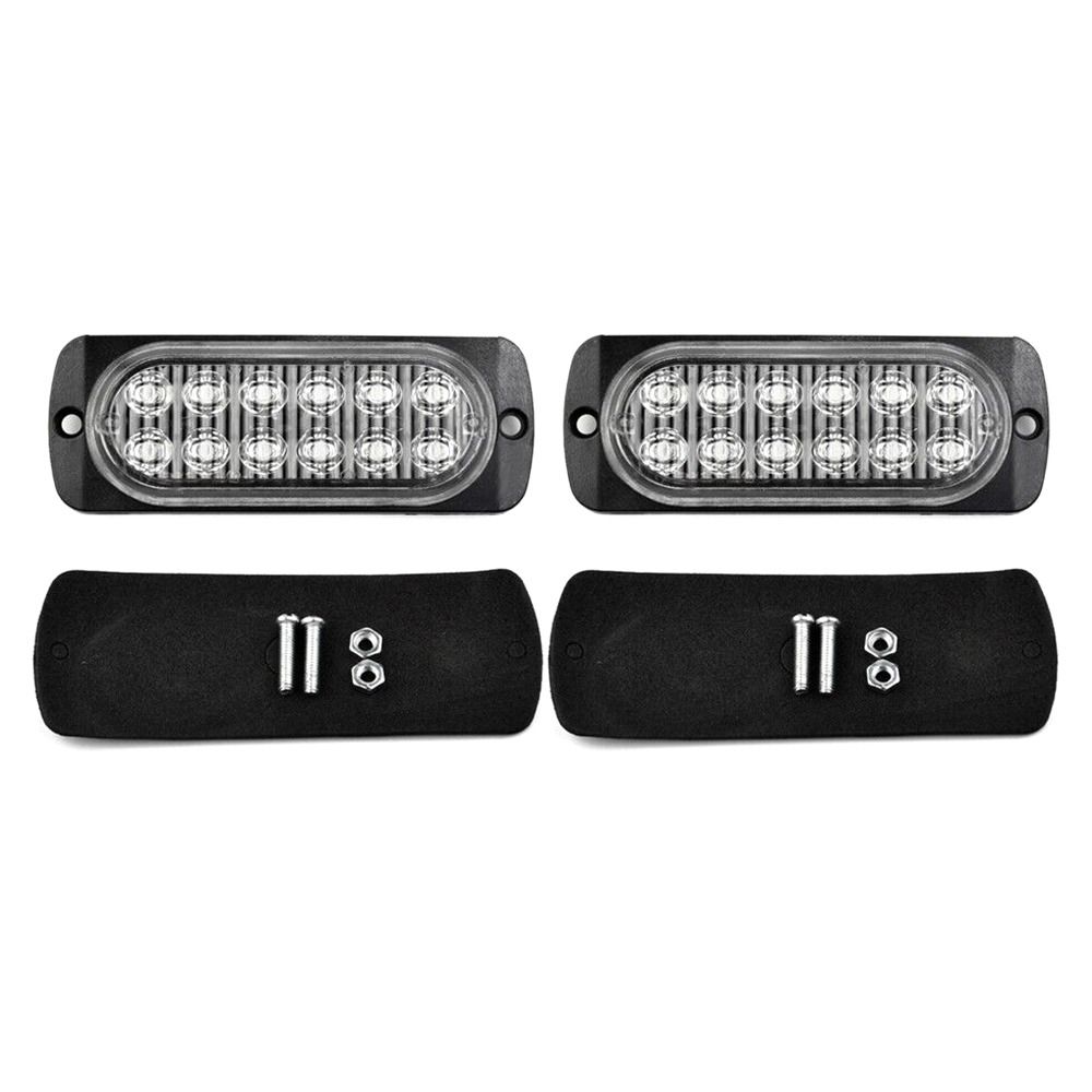 Lorry Warning Tail Light 12V 24V 12LED LED Side Marker Indicator Light Auto Car External Lights