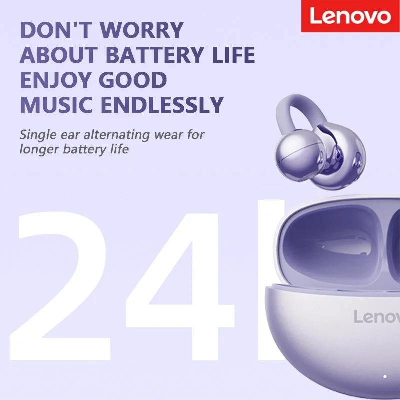 Auricolari Wireless Bluetooth 5.4 Originali Lenovo TA410 TWS Effetti Sonori Panoramici Durata della Batteria Ultra Lunga Cuffie Comode da Indossare
