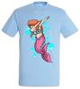 Mermaid Dab T-Shirt Mermaids Fun Music Rainbow Dance Club DJ MC Jane Clubbing