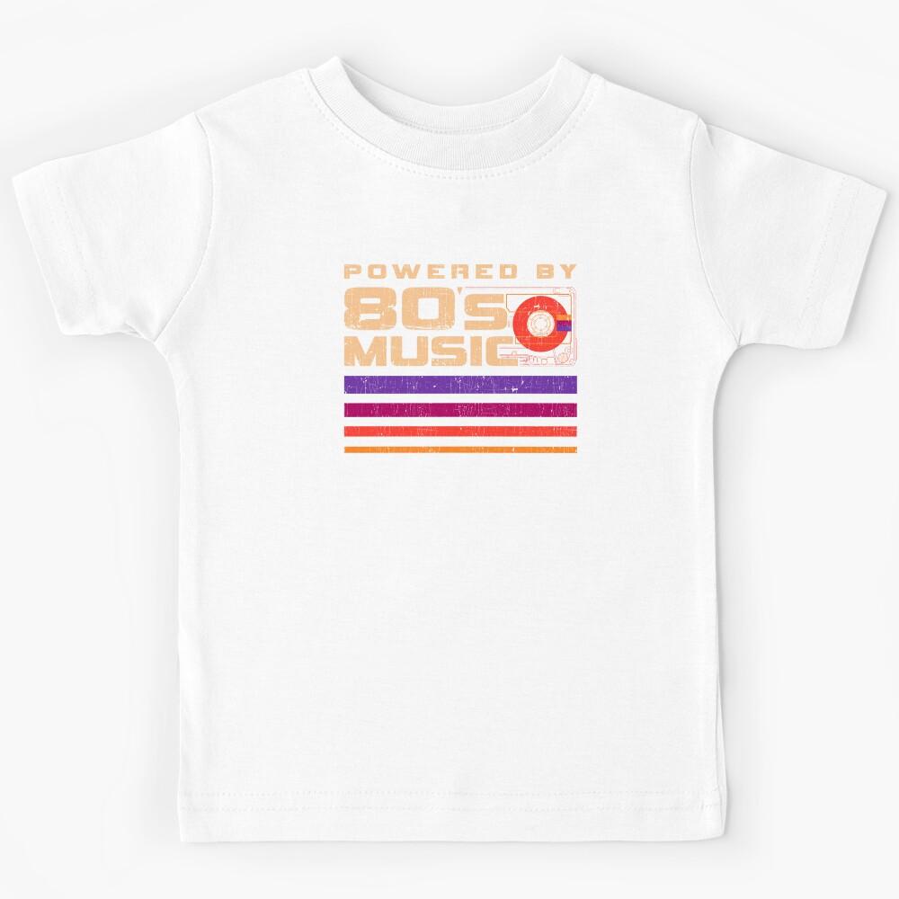 Powered By 80s Music Kids T-Shirt 170