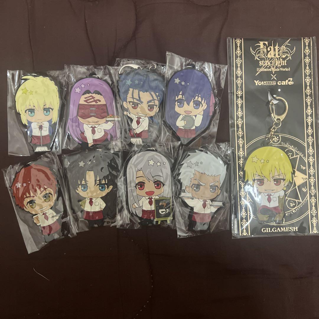 

[USED] Fate/stay Night Hong Kong Limited Edition Youme Cafe Rubber Keychain