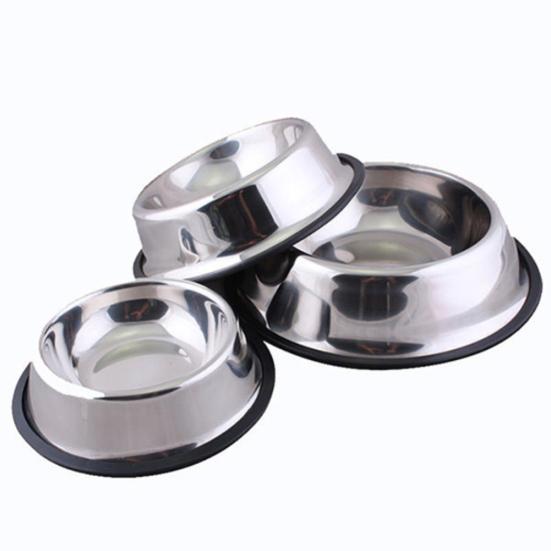 Pets Non Slip Feeding Food Water Dish Feeder Bowl
