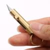 Brass Knife Keychain Pendant Outdoor Carry-on Disassembly Express Utility Knife Office Stationery Cutting Supplies