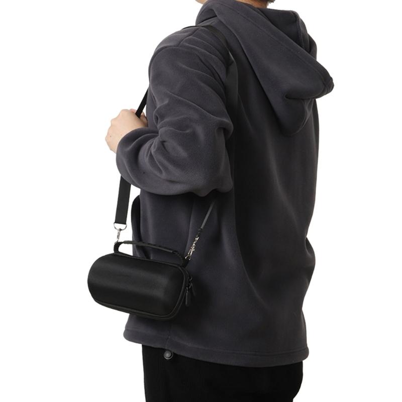 Hard Carry Case For Flip 7 Bluetooth-compatible Speaker Holder Shockproof Bag with Shoulder Strap Soft Flocking Interior