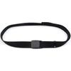 3.2cm Metal-Free Smooth Canvas Belt with Plastic Buckle for Student and Youth Jeans
