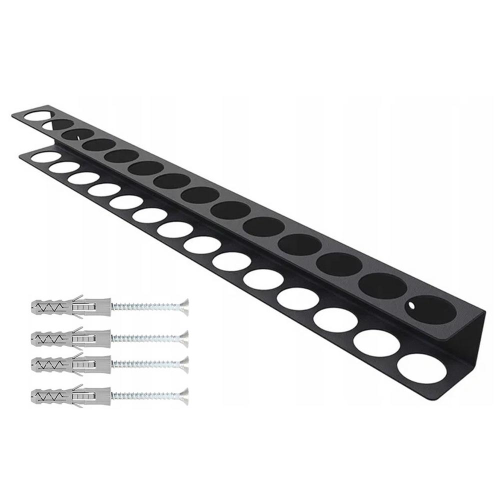 14-hole Screwdriver Organizer Tool Wall-mounted Hardware Tool Storage For Hex Cross Screw Driver RC Tools Storage Base Stand