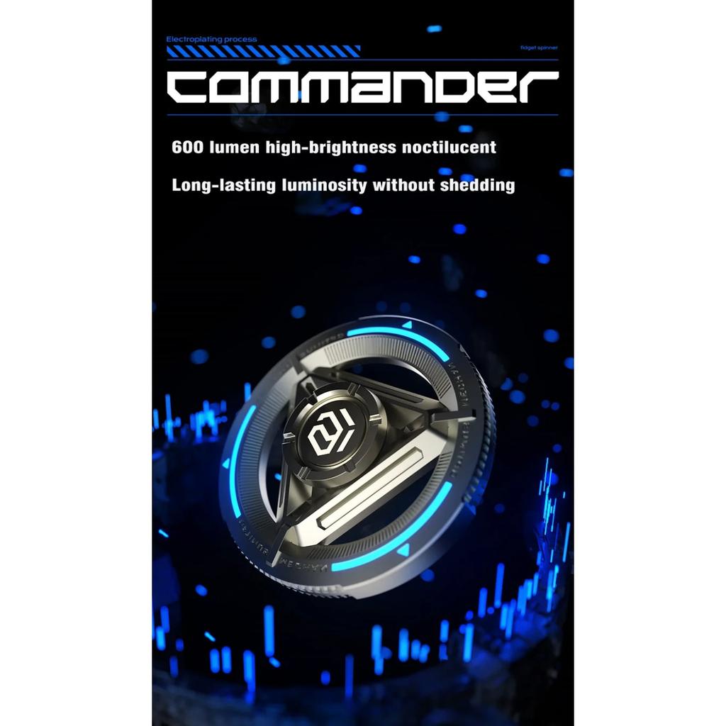 Spinner Fidget Metalic Spinner de Mână pentru Degete Jucării Antianxietate pentru Reducerea Stresului Cadou pentru Copii și Adulți Giroscop Exclusiv de Birou pentru Desktop