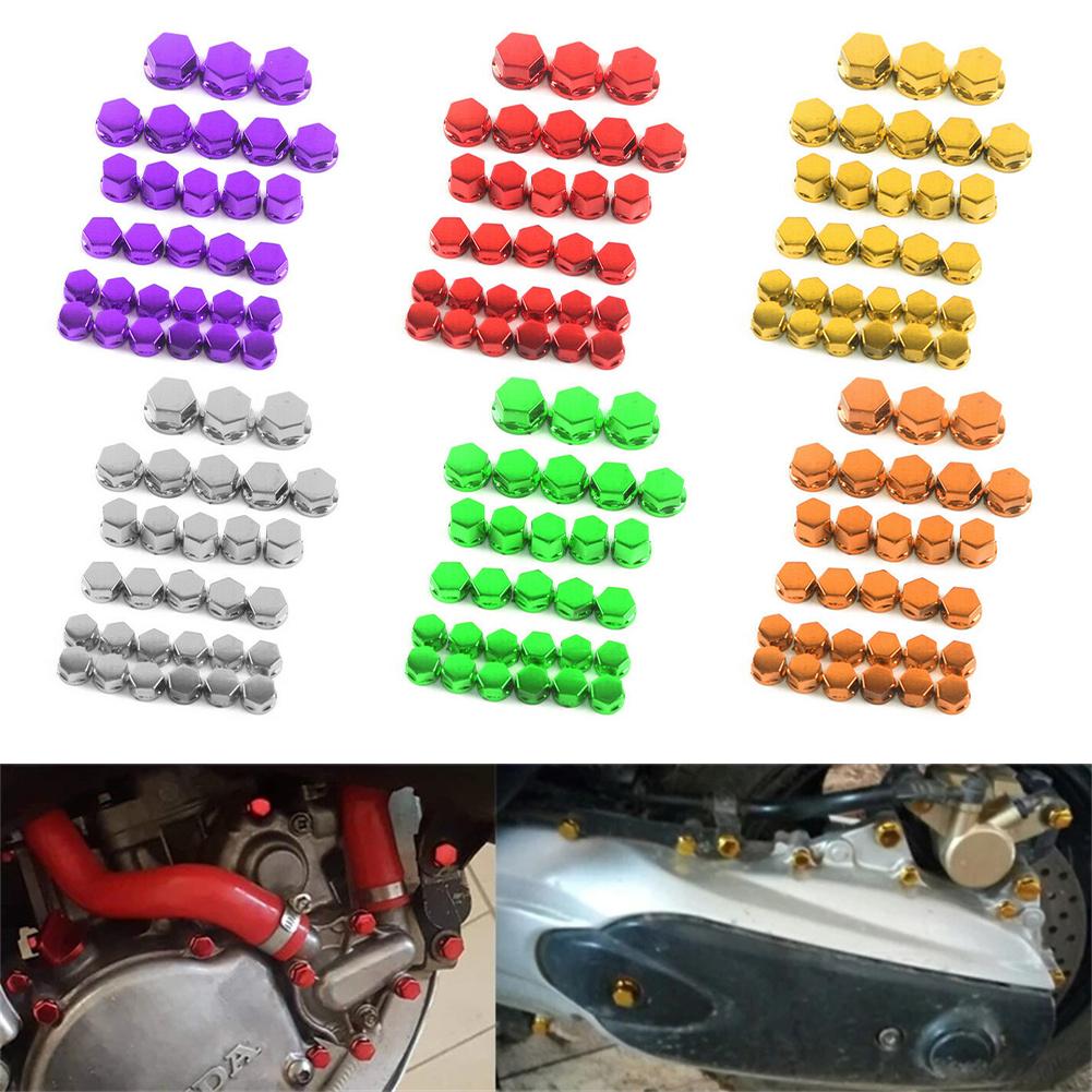 Screw Cap Screw Nut Cover 30Pcs/set For Honda For Kawasaki