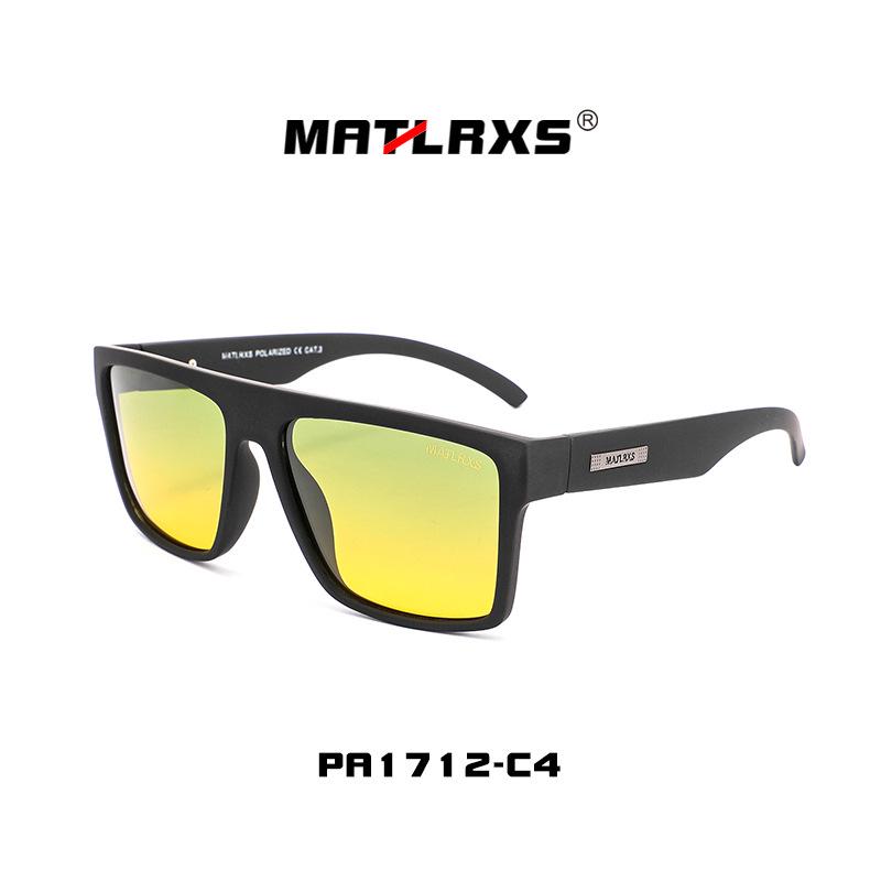 Trendy Unisex TAC Polarized Sunglasses, Natural Look, UV Protection, Large Frame for Slimmer Appearance One Size