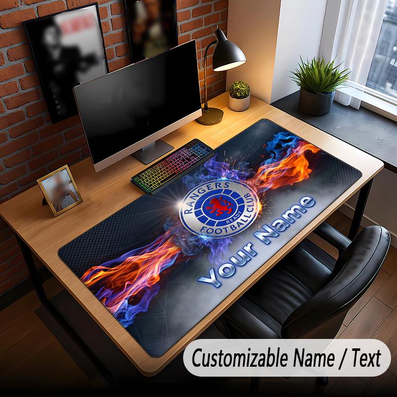Large Mouse Pad Rangers FC Print Custom Name Text Desk Mat for Office Gaming