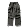 Outdoor Waterproof Double Knee Parachute Soldier Pants, Winter Functional Three-dimensional Pocket Workwear, Casual Pants for Men