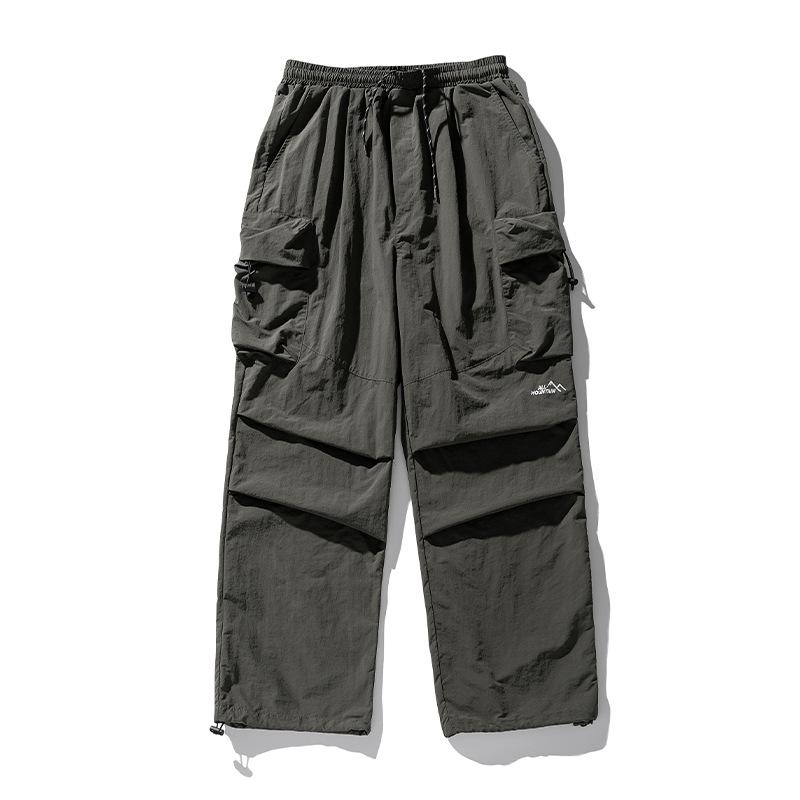 Outdoor Waterproof Double Knee Parachute Soldier Pants, Winter Functional Three-dimensional Pocket Workwear, Casual Pants for Men