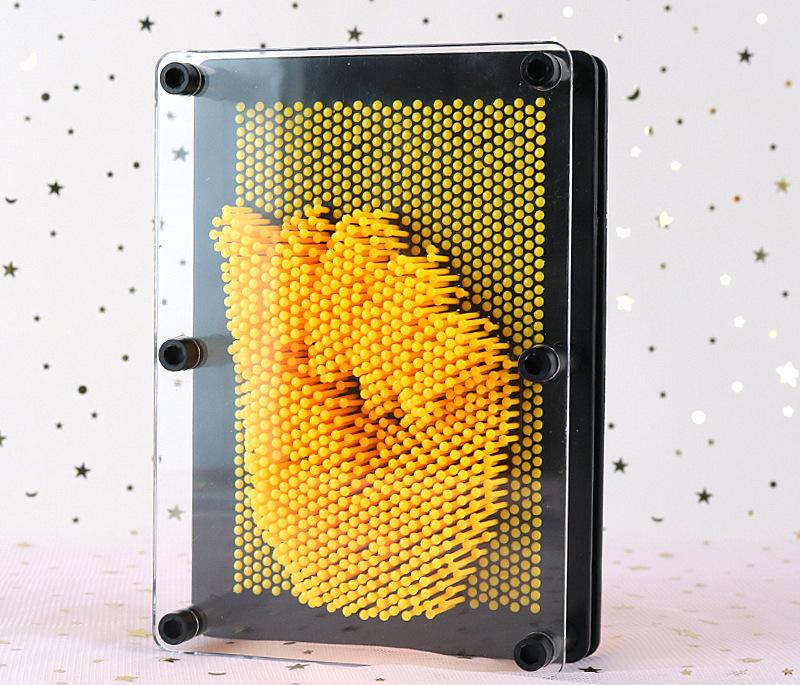 3D Shape Badge Art Shoumo Color Needle Children Get Facial Palm Model Clone Badge Home Desktop Decoration Decoration Fun Game