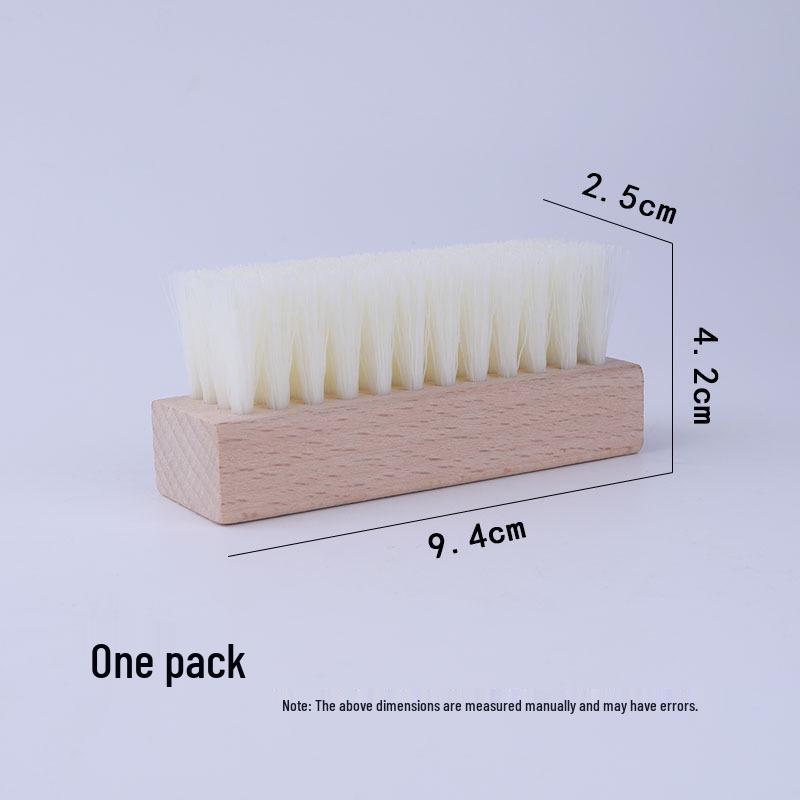 Beech Wood Horsehair Shoe Brush for Leather and Suede - Available in Large and Small Sizes