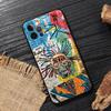 Van Gogh Starry Night Cat Oil Painting Funda For Iphone 15 Pro 14 11 12 13 Pro Max Mini XS X 7 8 14 Plus SE2020 Cases Soft Cover