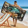 Vitage Art Print Beach Towel, Large Soft Quick Dry Towel for Beach Camping Swimming