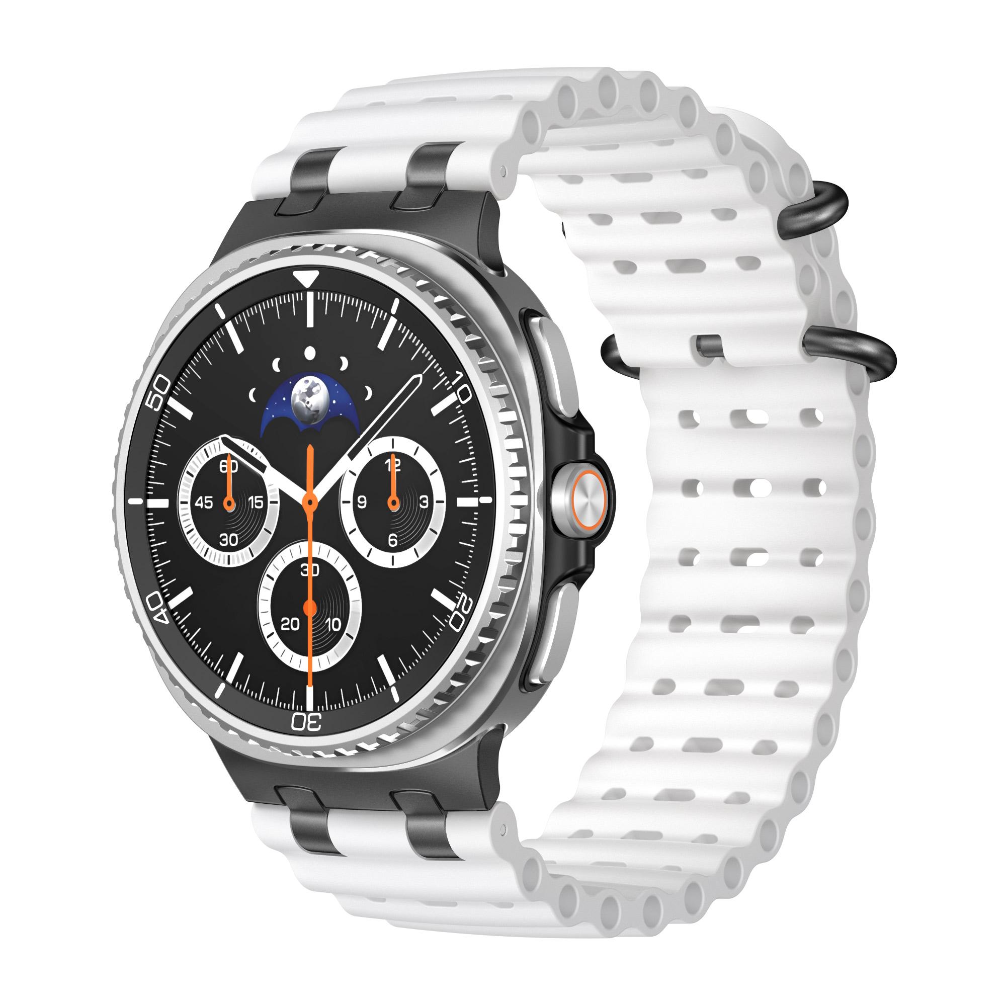 

Ocean Silicone Band for Samsung Galaxy Watch 8 Classic 46mm Correa Breathable Sport Strap for Samsung Galaxy Watch 8 44mm 40mm Galaxy 8Classic 46mm