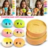 12 Piece Slow Rebound Bun Toys with Steam Basket Display Box Expression Design Stress Relief Set for Kids and Adults