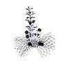 Flower Skeleton Hand Hairpin Cloth Halloween Headwear Gothic Ghost Claw Hair Clip  Festival