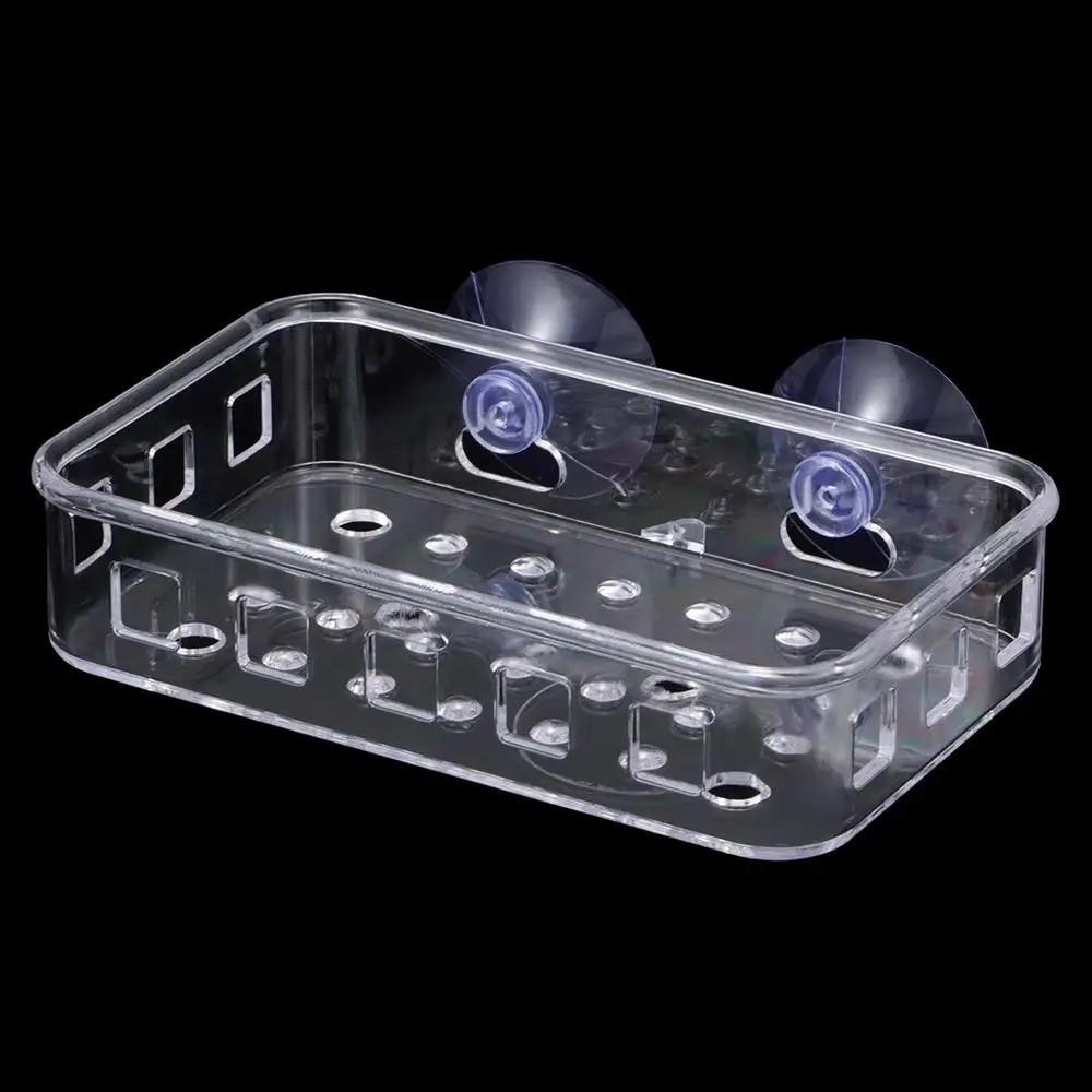 Reusable Soap Drying Rack Transparent Sponge Rack Hygienic Storage Soap Container  Gym