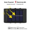 New 10  Solar Wall Lamp Outdoor Waterproof Solar Powered Light  and Down Illuminate  Garden Porch Yard Decoration