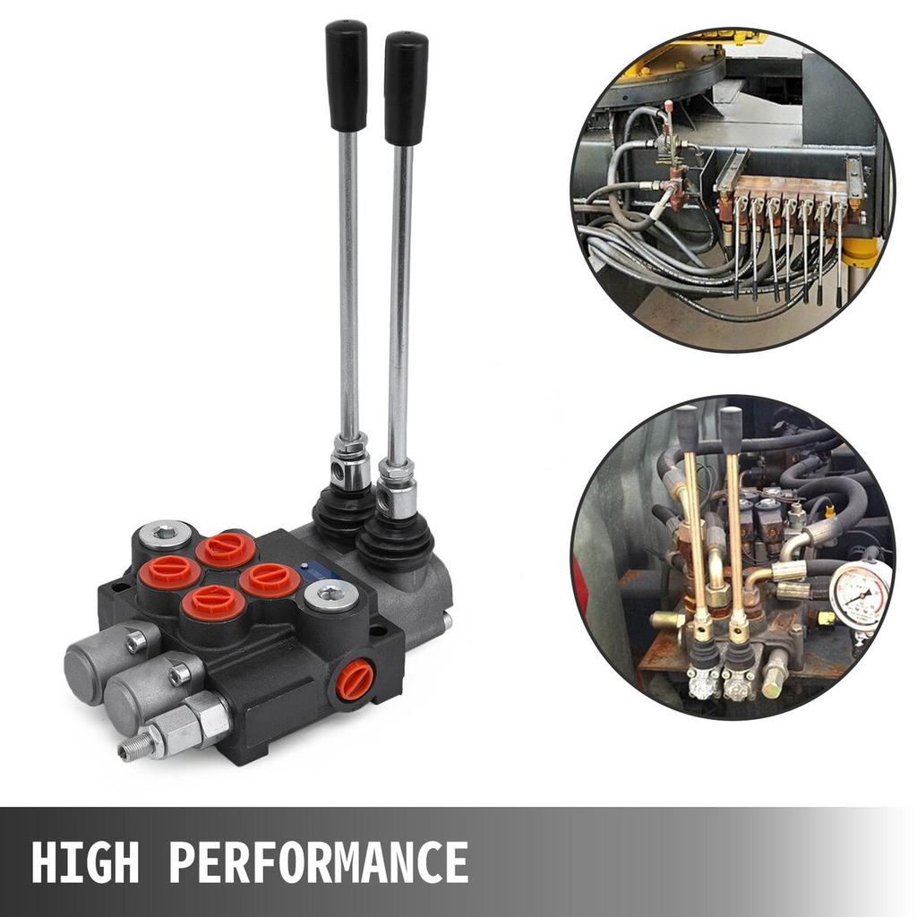 2-Wege Hydraulisches Wegeventil 11gpm Verstellbar Traktoren Lader