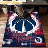 Custom Name Washington basketball Logo Rug Office Rug Chair Mat Non Slip Carpet Rugs for Bedrooms Dining Room Living Room Home Decor gifts