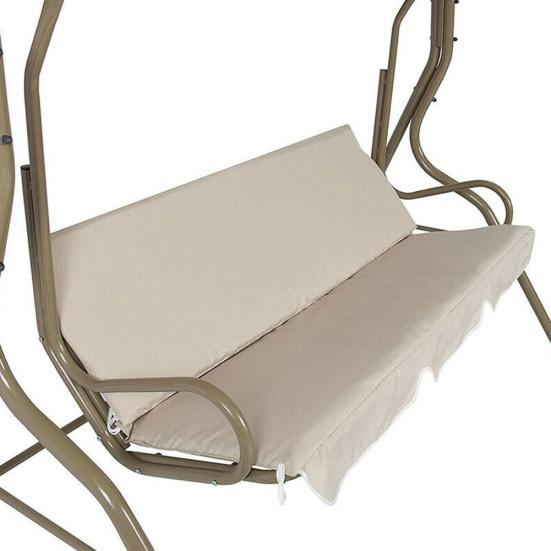 Качели крышка стул водонепроницаемая подушка патио сад двор замена сиденья на открытом воздухе бежевый 1500₽