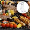 Stainless Steel BBQ Skewer Set Detachable Hanger Skewer Stand Barbecue Fork Holder  Backyard