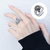 Unique Retro Sound Disc Themed Adjustable Copper Rings for Sound Experts and Music Admirers Various Occasions