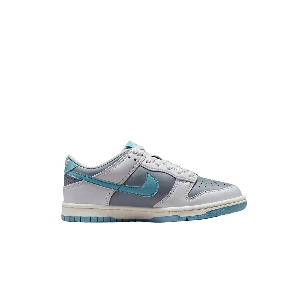 Nike Dunk Low GS Bianco Grigio Fumo Chiaro Bambini FB9109-008