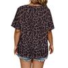 Sexy V-Neck Tie-Up Top Summer New Fashion Print T-Shirt Women Casual Blouse Short Sleeve Breathable
