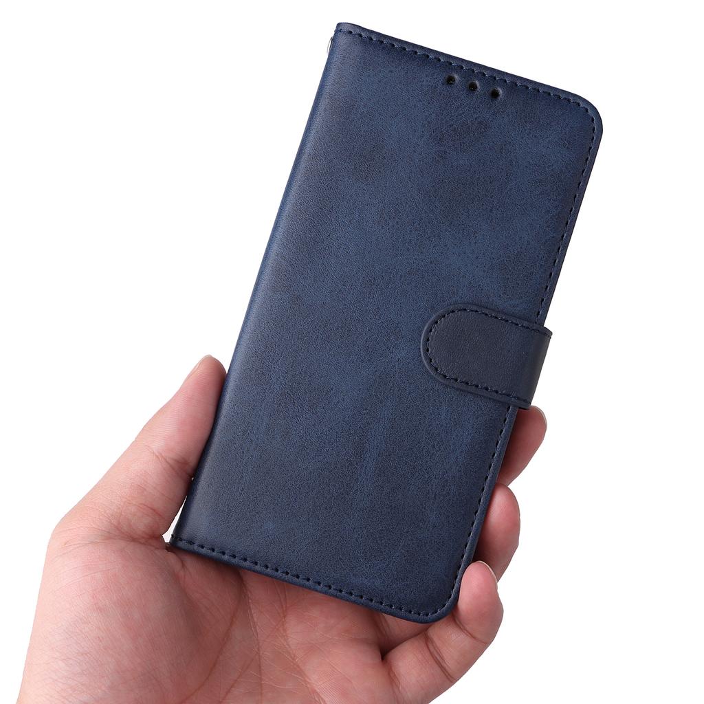 For Xiaomi Redmi 13C 4G/5G/13R 5G/Poco M6 5G/Poco C65 4G Case Shockproof PU Leather Phone Cover Calf Texture Phone Shell