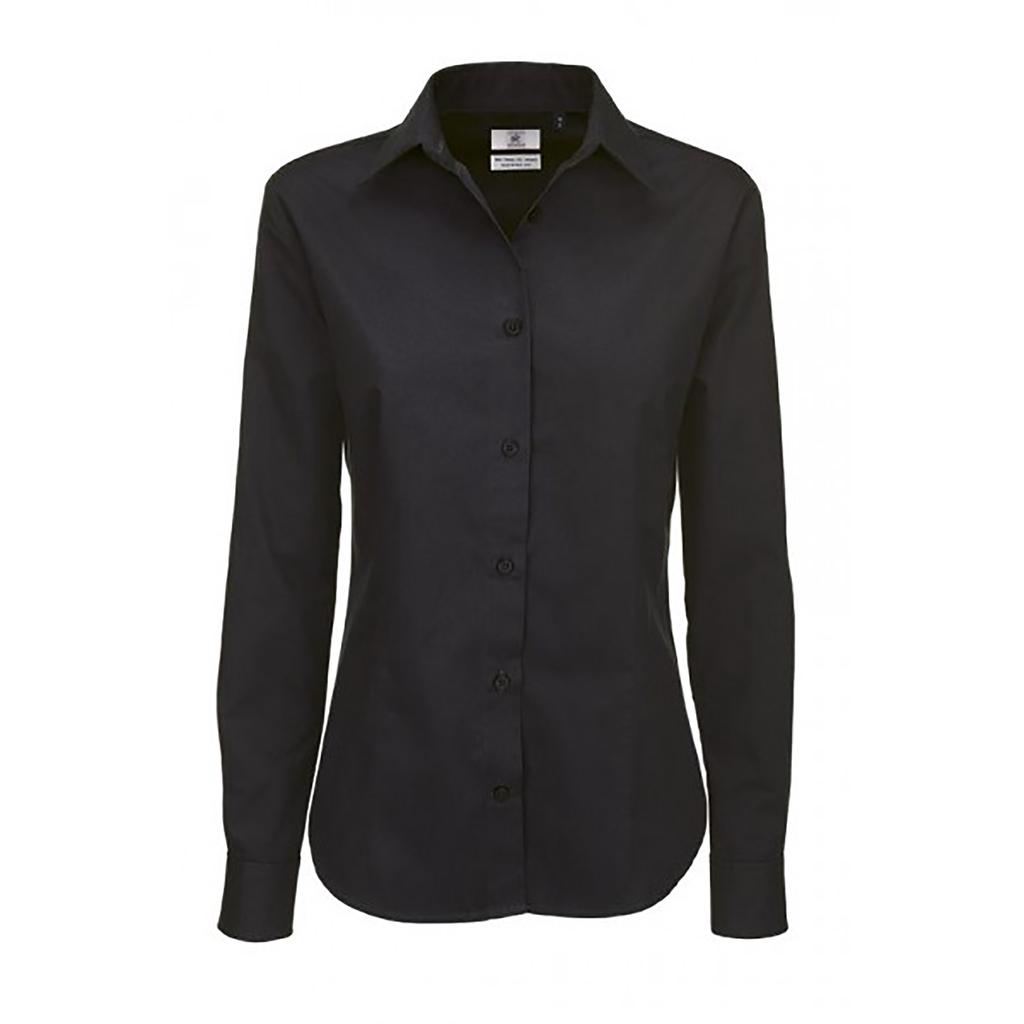 B&C Womens/Ladies Sharp Twill Long Sleeve Shirt