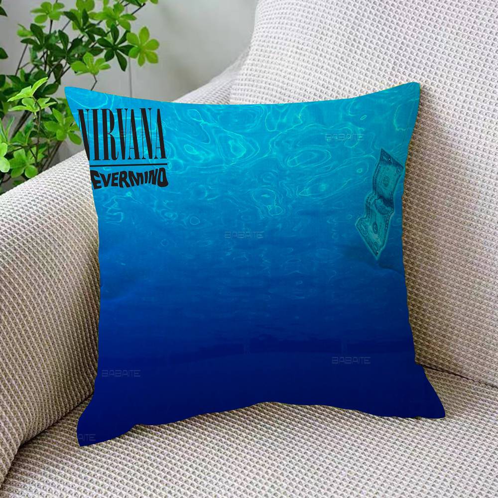 N-Nirvana Anime Pillow Cover Design Cushion Cover Decor Holiday Decorati