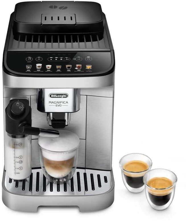 De'Longhi Magnifica Evo Milk Espresso Machine 1450W Silver/Black
