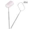 Portable Square Stainless Steel Eyelash Extension Inspection Mirror