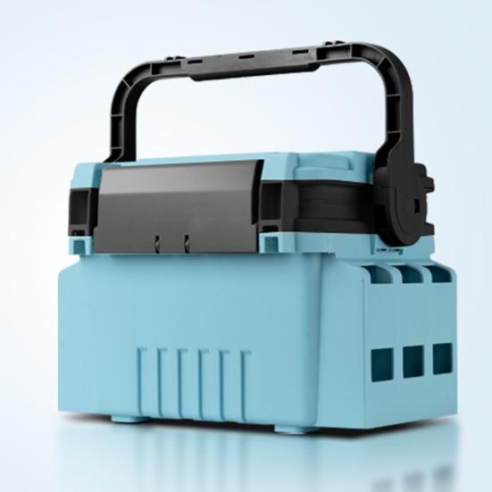 Multifunctional Portable Fishing Box Fishing Pole Holder with Handle Multi-layer Large Capacity