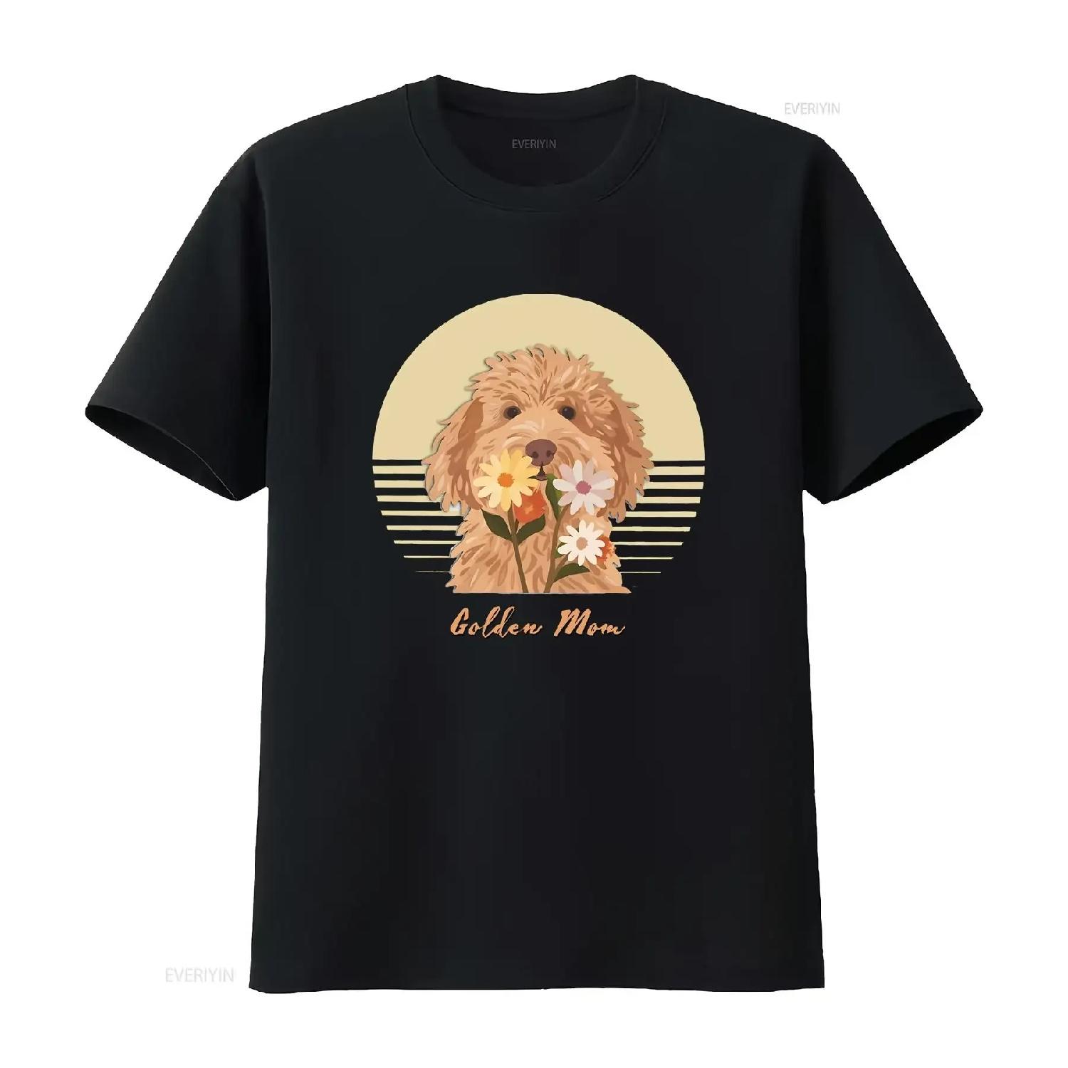 

Golden Doodle for Her Mom T Shirt Lover I Love Mother s Day vintage Washed graphic fashion homme Versatile streetwear Unisex XXXXXL різнокольоровий