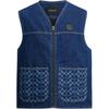 Cotton Denim Work Vest Men Vests Dark-Washed CY415-COK