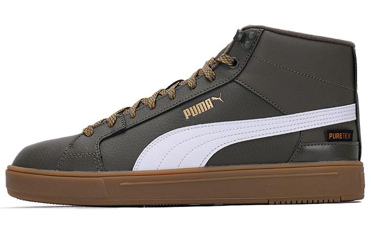 PUMA Serve Pro Mid PURE TEX Grape Leaf Gum 382096-01 36