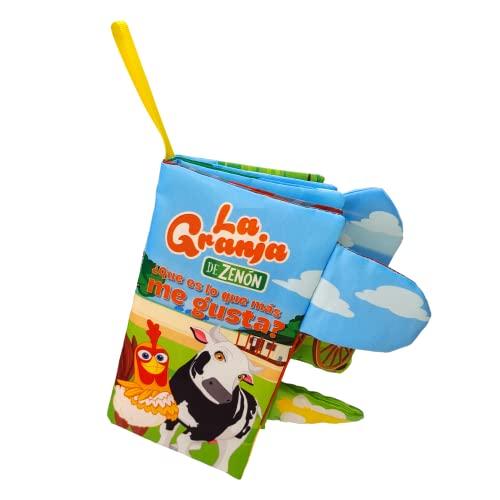 

La Granja De Zenon Kids Cloth Book, Kawaii Animal Tear-Free Cloth Book, Игрушки для мальчиков и девочек, Подарок на день рождения