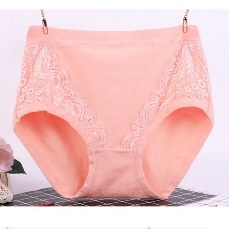 High Waist  cotton Briefs Panties Briefs Cotton Large Plus Size Lingeries Middle-aged Women Underpants Briefs High Waist Plus Size