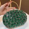 Pochette da sera con strass: Portafoglio Formale Retro Europeo Americano per Donna, da portare a spalla singola e a tracolla.