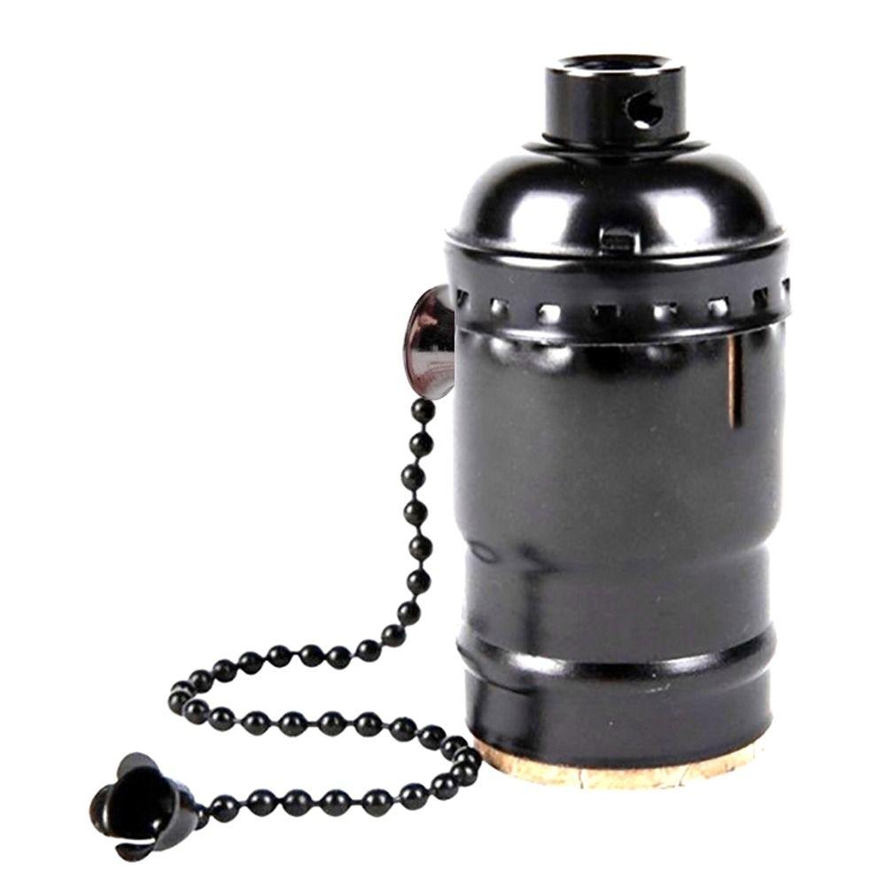 

Aluminium E27 Lamp Holder Black Silver Gold Edison Lamp Holder Screw Connector Light Decoration