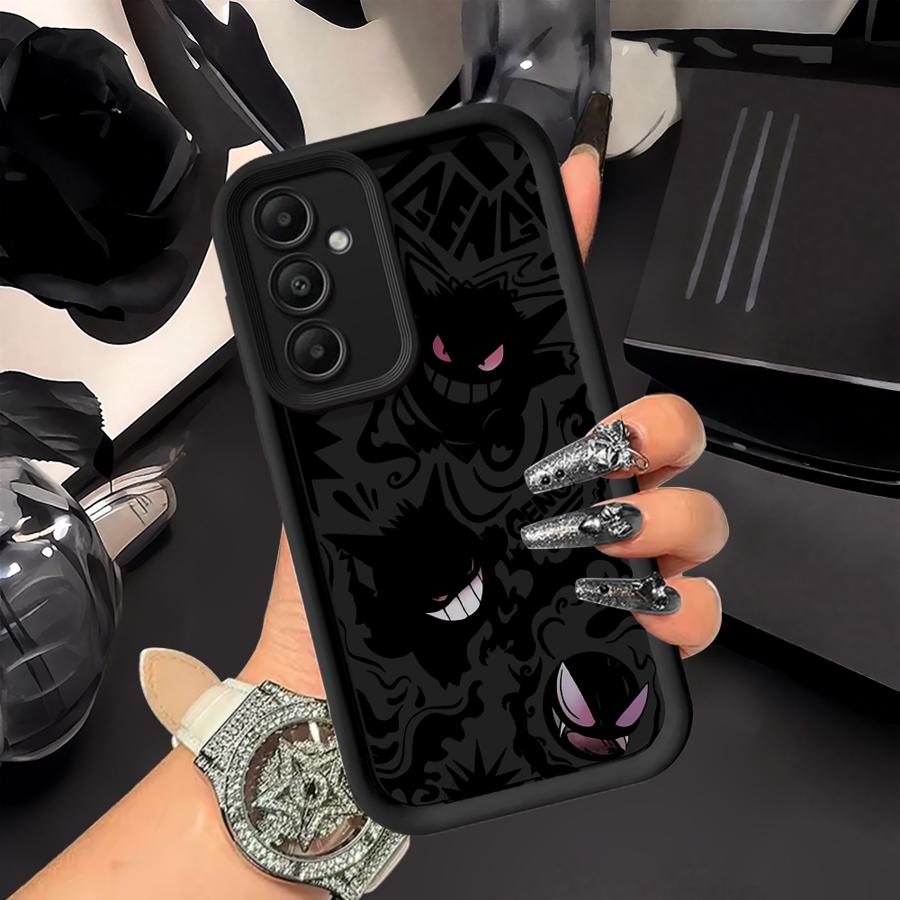 Case for Samsung Galaxy A56 A73 A35 A52 A55 A25 A26 A32 A36 A24 A22 A21s A54 Phone Cover Pokemon Cool Gengar