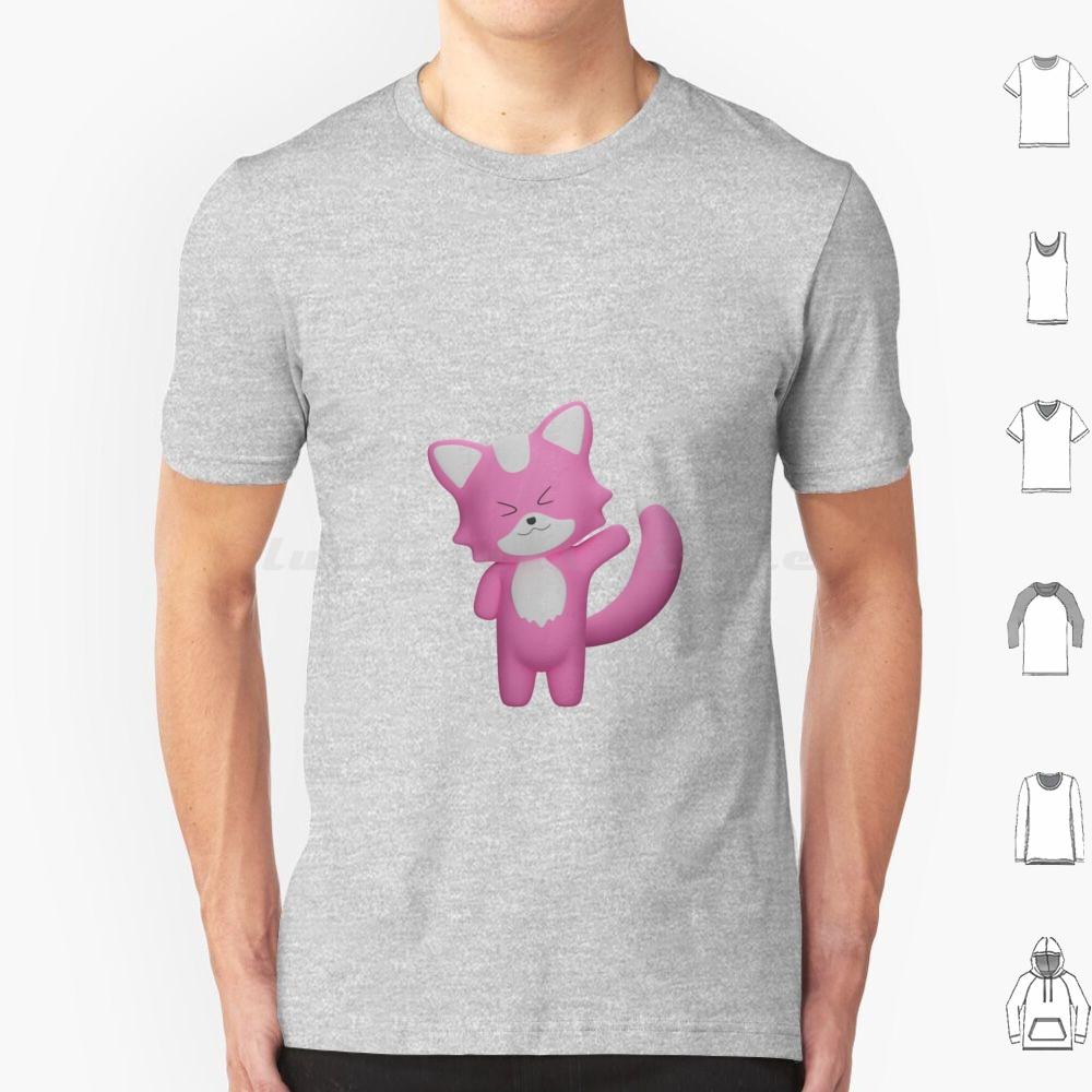 Hi  My Name Is Patricio T Shirt Cotton Men Women DIY Print Fox Animal Cute Funny Animals Pink Aesthetic Cat Kitten Kawaii